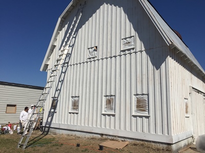 Chesapeake Property Finishes Barn Painting Experts