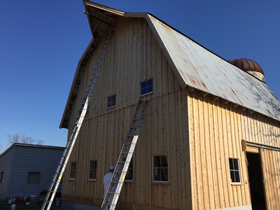 Chesapeake Property Finishes Barn Painting Experts in Maryland