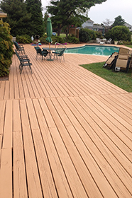 Chesapeake Property Finishes Deck Washing Staining Maryland