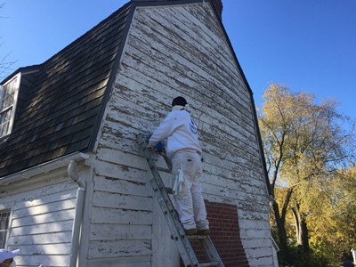 Chesapeake Property Finishes Before Exterior Historic Home Painting