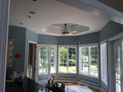 Chesapeake Property Finishes Breakfast Room / Dining Room Painting