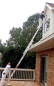 Chesapeake Property Finishes Deck Rail Painting